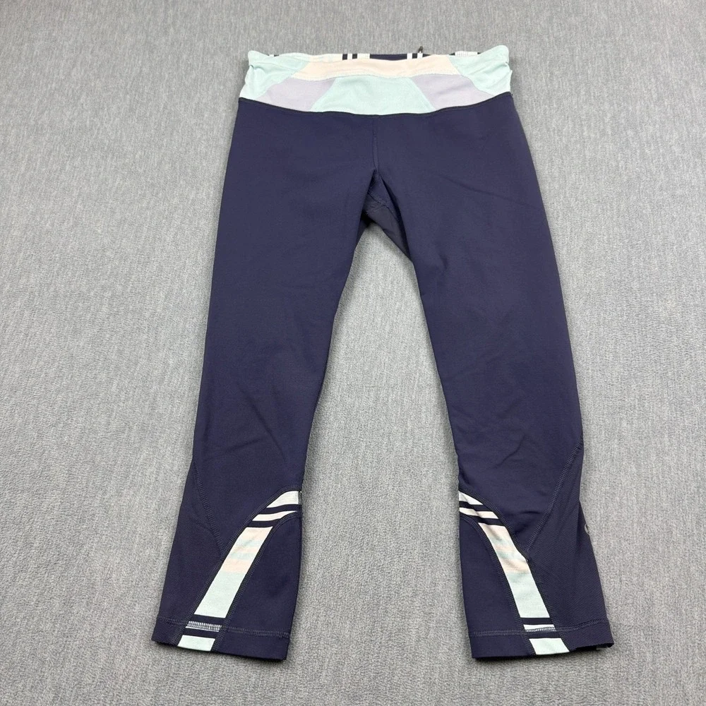 Lululemon Leggings Womens 6 Purple Run Inspire Crop II 23